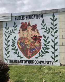 Public School Mural in Milwaukee, WI.