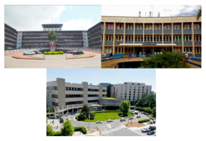 Images of hospitals involved in this project.