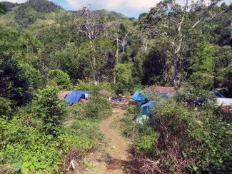 Campsite in Madagascar.