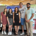 Team members in front of their poster at the Fortin Foundation Bass Connections Showcase in April 2023.