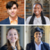 Collage of four Student Advisory Council member headshots.