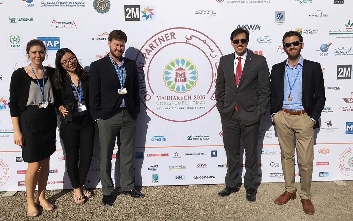 Duke students at COP22