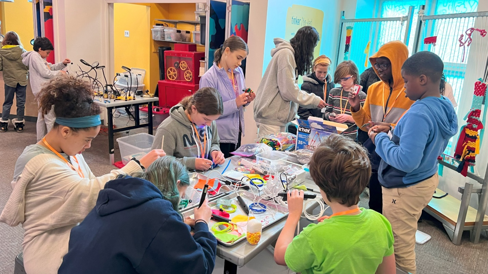 Ignite participants work on their prototypes in the Tinker Lab at the Museum of Life and Science. (Photos: Courtesy of Megan Madonna.)