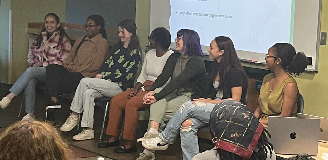 Several members of the project team engage with Museum of Life and Science staff members to present and discuss their research activities at the museum. 