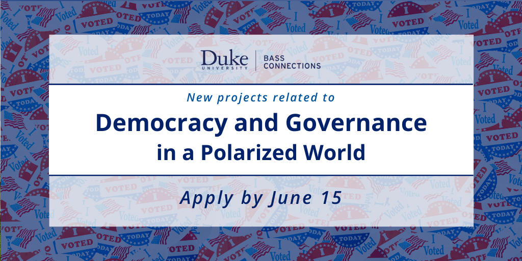 Apply Now: Pop-up Teams on Democracy.