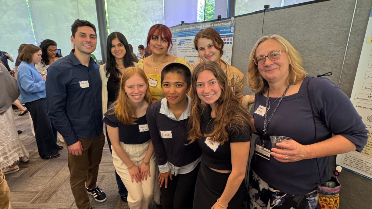 Creating a Contemplative Community team pictures at the 2025 Bass Connections showcase