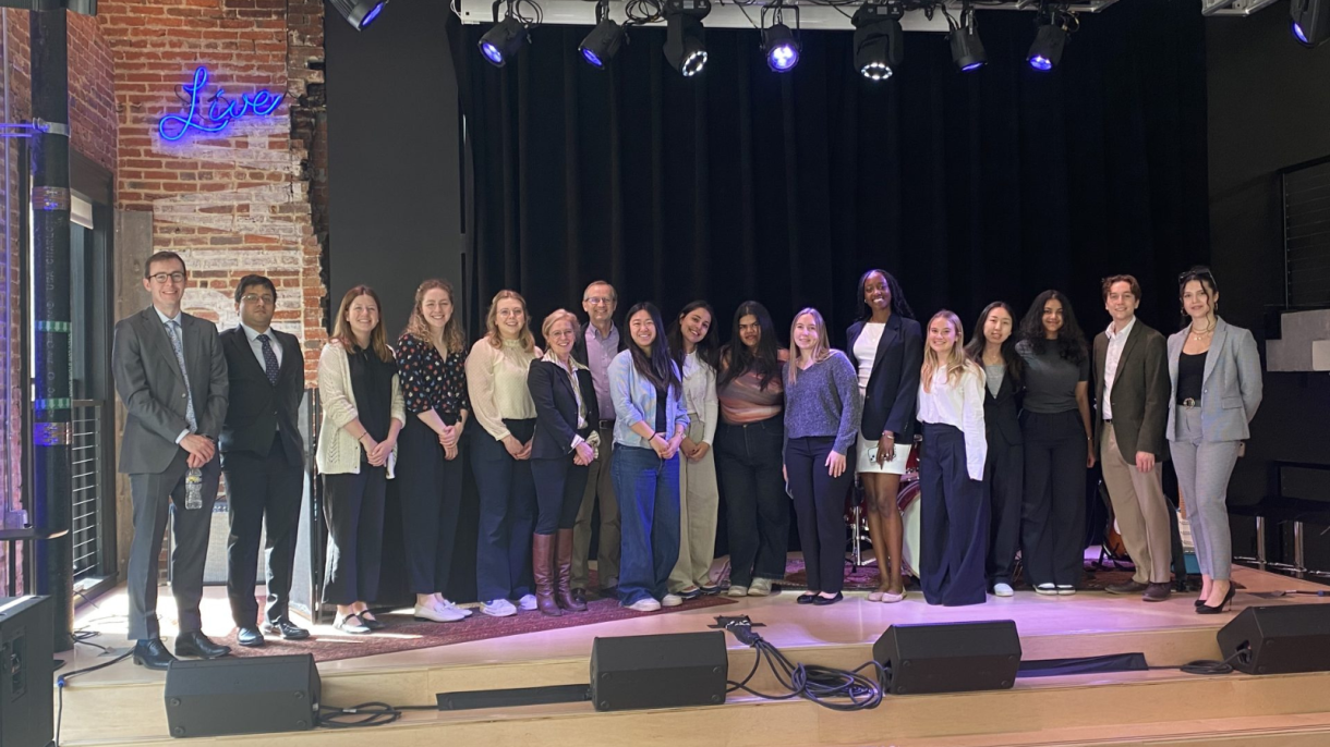 Team visits recording studio in Washington, D.C.