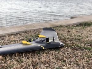 David Johnston team's drone by water