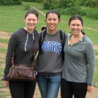 Three young students